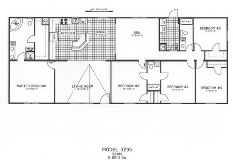 4 Bedroom Mobile Home Floor Plans Bedroom Modular Home