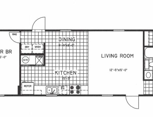 2 Bedroom Floor Plan: C-8000