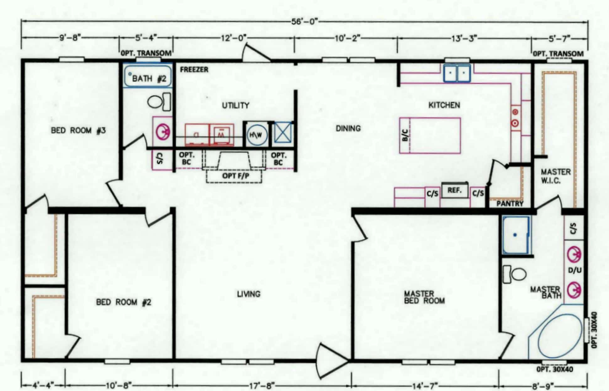 3 Bedroom Floor Plan K26 Hawks Homes