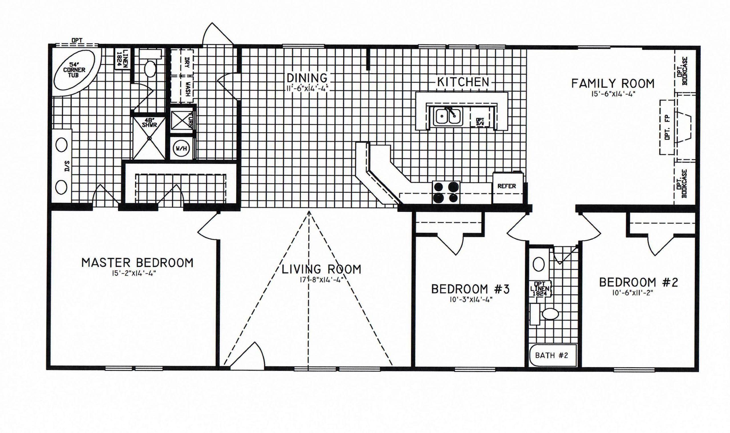 3 Bedroom Floor Plan C9303 Hawks Homes