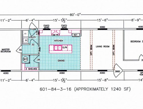 3 Bedroom Floor Plan: F-601