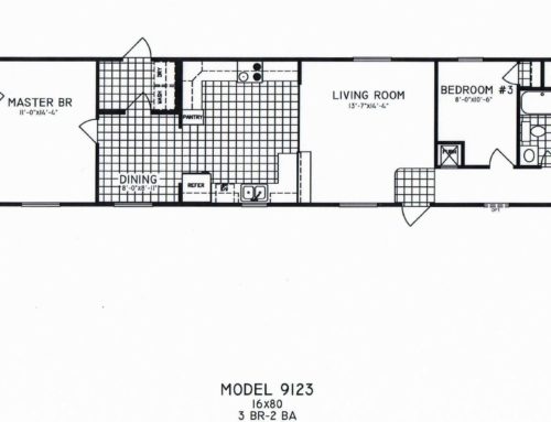 3 Bedroom Floor Plan: C-9123