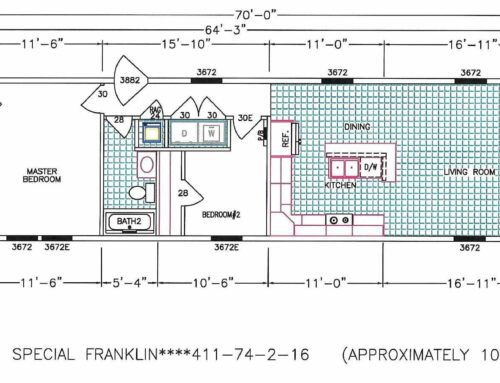 2 Bedroom Floor Plan: The Thompson
