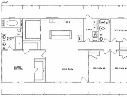 4 Bedroom Floor Plan: K-MD-44