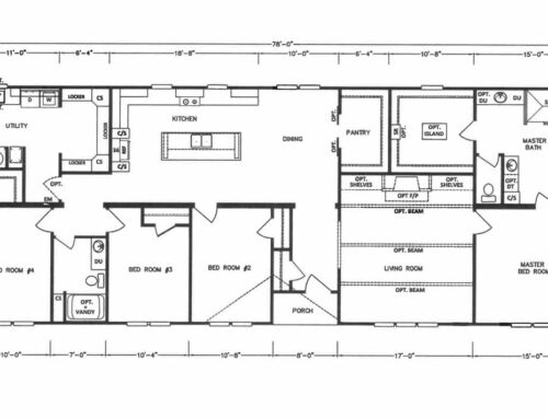 4 Bedroom Floor Plan: KB-3248
