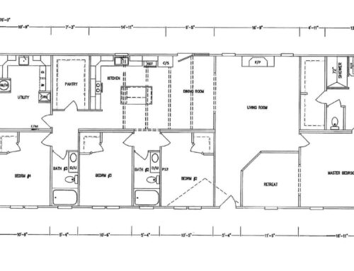 4 Bedroom Floor Plan: “The Stagecoach