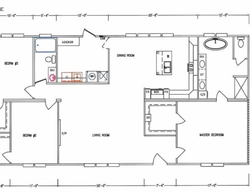 3 Bedroom Floor Plan: K-AS-20 “The Anniversary”
